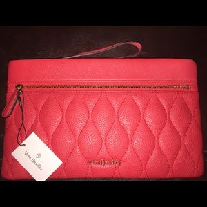 Vera Bradley Quilted Leather Mia Wristlet